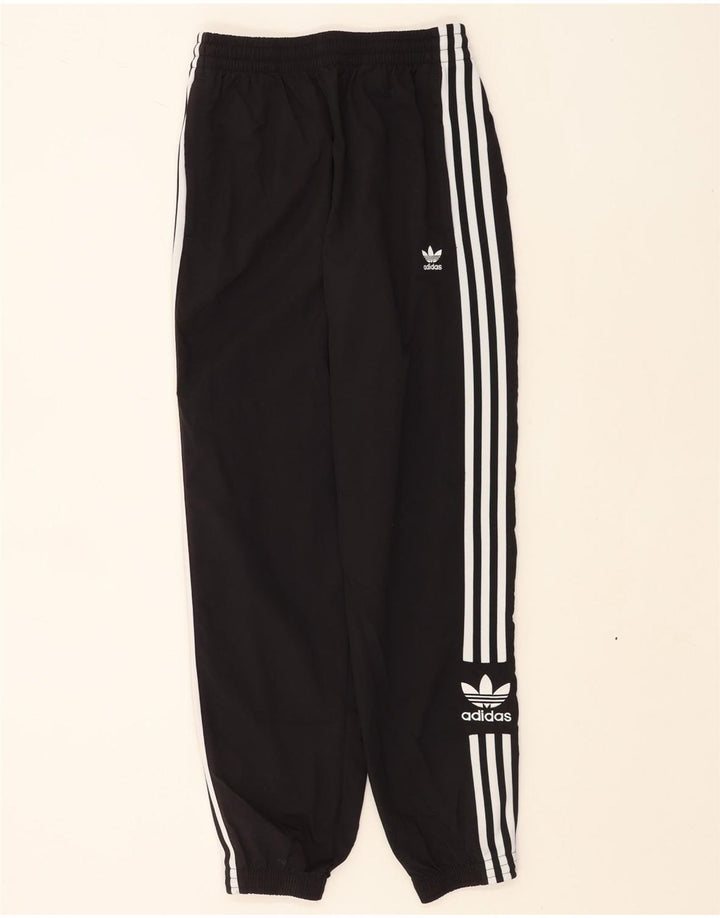 Adidas Damen Trainingshose Jogger UK 10 Small Schwarz Polyester