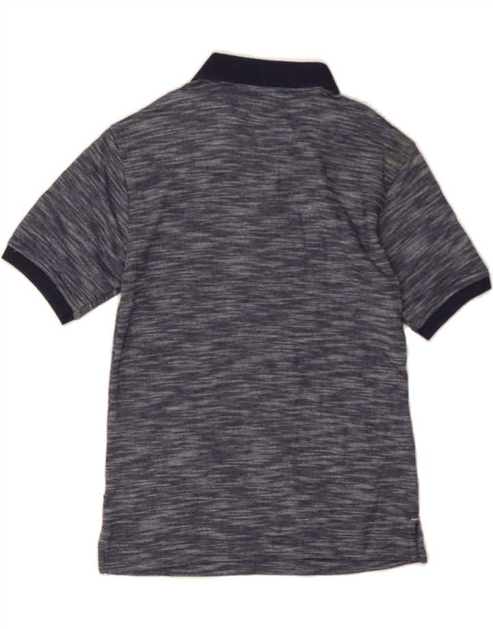 NAUTICA Boys Polo Shirt 10-11 Years Medium  Navy Blue Flecked Vintage Nautica and Second-Hand Nautica from Messina Hembry 