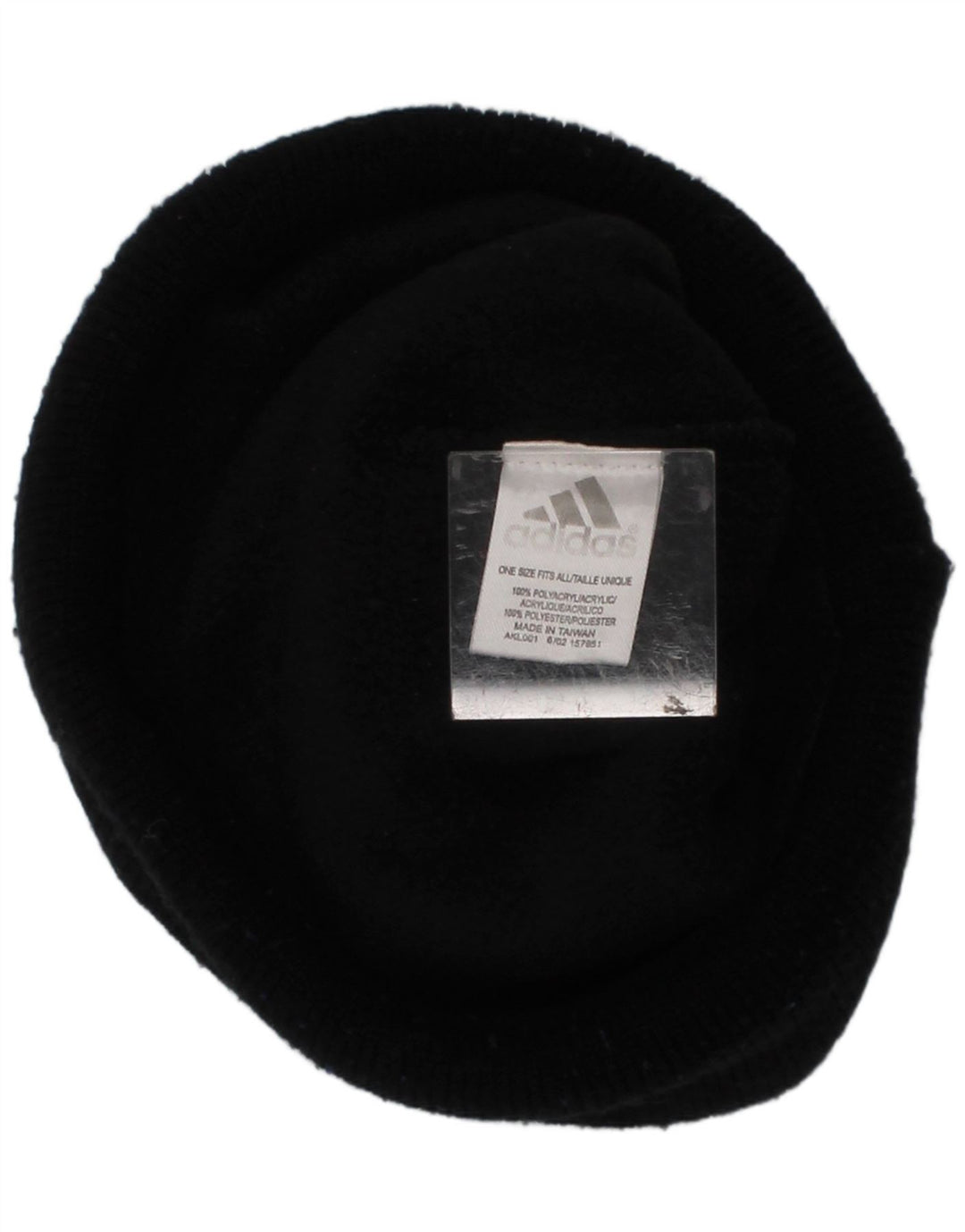 Adidas Herren Strickmütze, Einheitsgröße, schwarz gestreift, Polyester