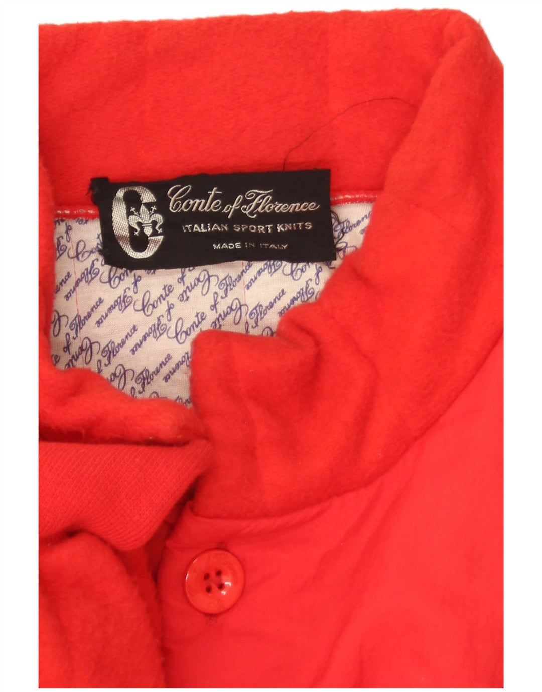 Conte of Florence Herren-Strickjacke, Größe L, Rot
