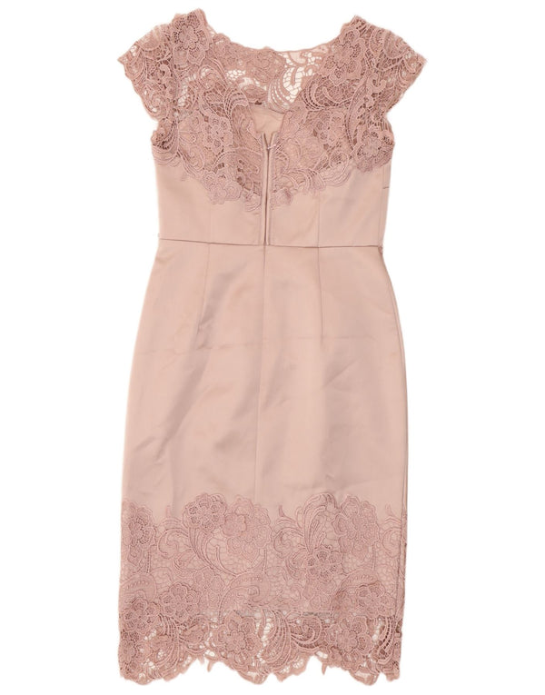 Coast Damen Etuikleid UK 8 Small Rosa Polyester