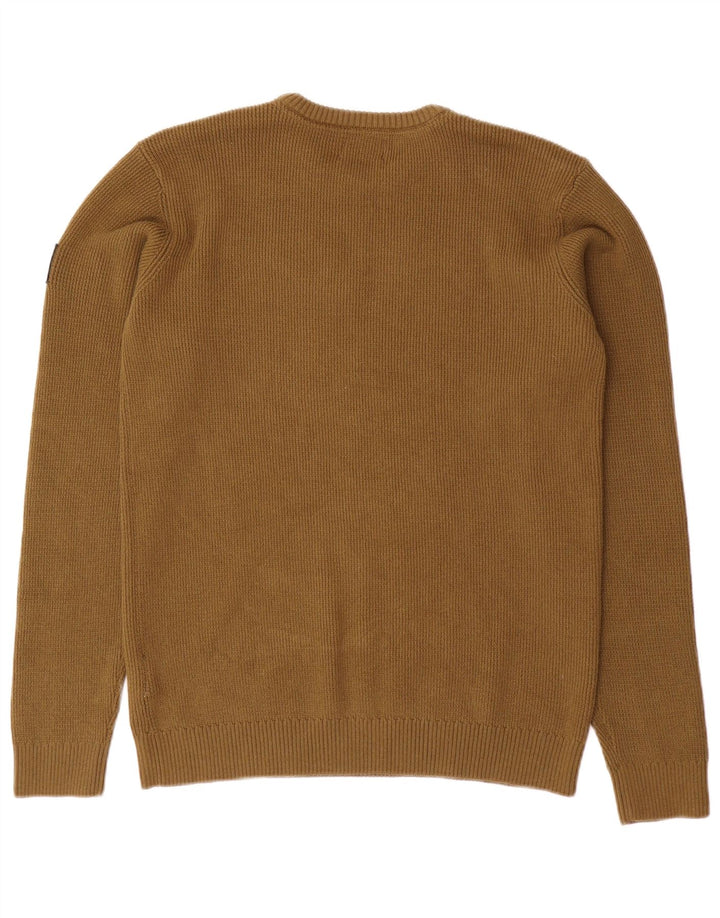 Lyle & Scott Jungen-Pullover mit Rundhalsausschnitt, 14–15 Jahre, Khaki, Baumwolle