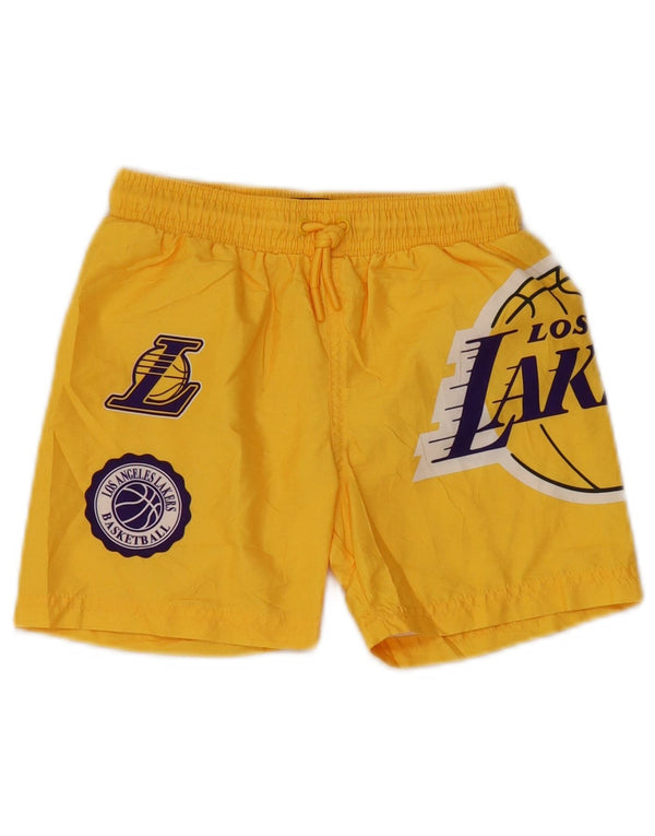 NBA Boys Los Angeles Lakers Grafik-Sportshorts, 5–6 Jahre, gelbes Polyester