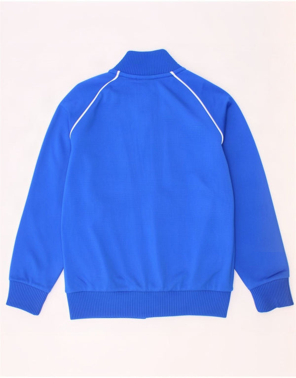 Adidas Jungen-Trainingsanzug-Top-Jacke, 6–7 Jahre, blaues Polyester