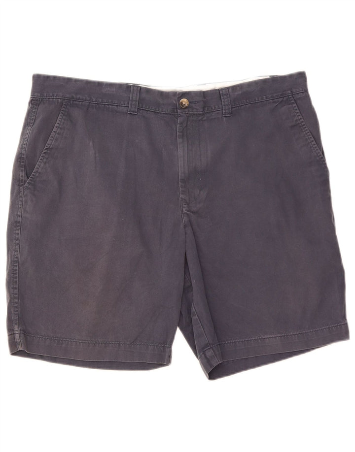 MARKS & SPENCER Herren Chinoshorts W40 XL Blaue Baumwolle
