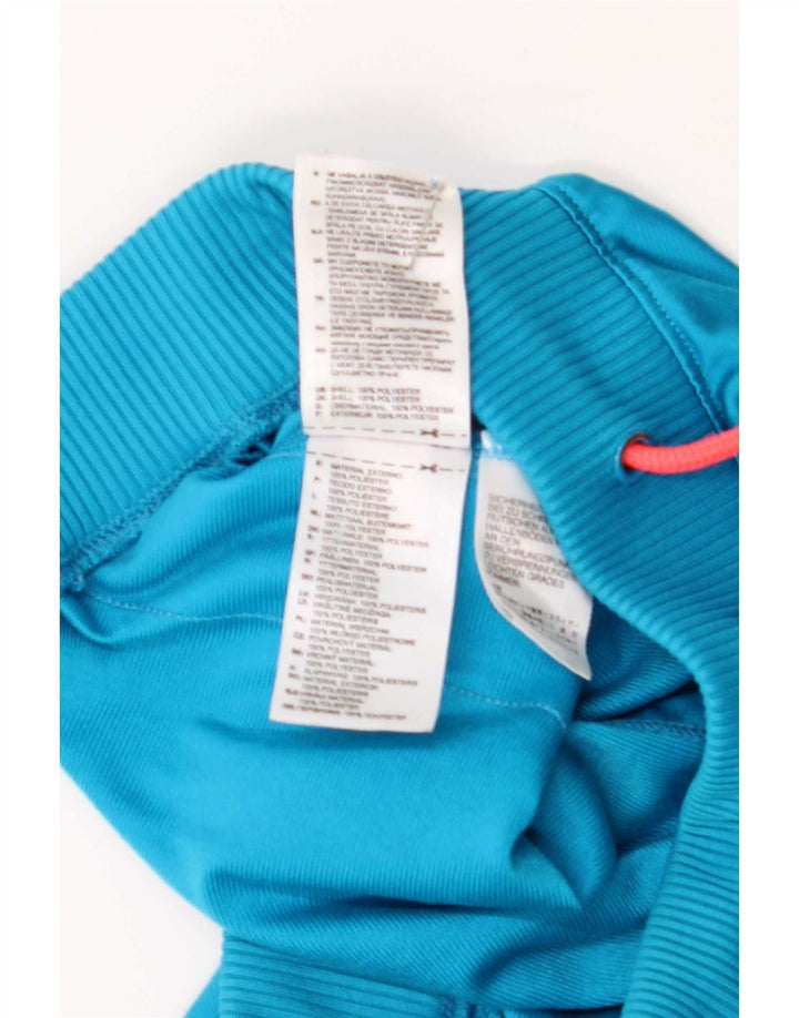Adidas Damen Sportshorts UK 10 Small Blau Polyester