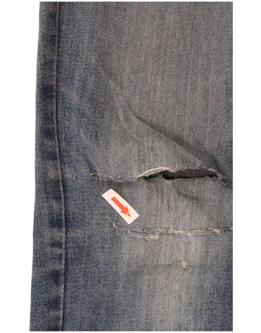 Dack's Distressed Slim-Jeans für Damen, Größe 46, Größe L, W30, L29, Blau, Baumwolle