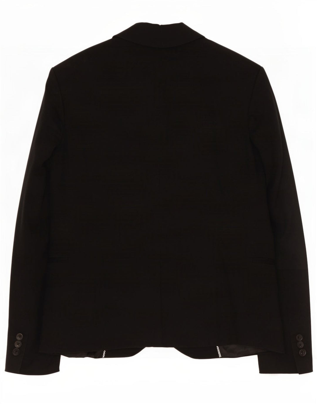 Zara Damen 1-Knopf-Blazerjacke UK 14 Large Schwarz