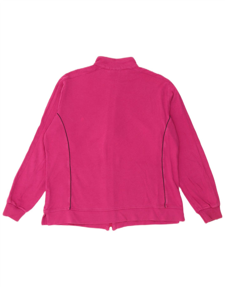CHAMPION Damen-Trainingsanzug-Top-Jacke, UK 16, Größe L, Rosa, Baumwolle