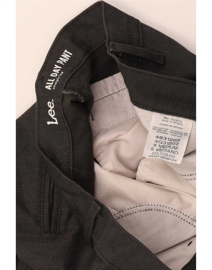 Lee Herren gerade Freizeithose, Größe M, W30, L31, Grau, Baumwolle