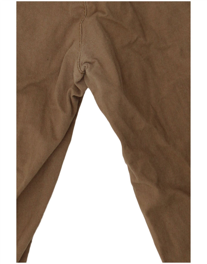 Marks & Spencer Herren-Chinohose, normale Passform, gerade Passform, klein, braune Baumwolle