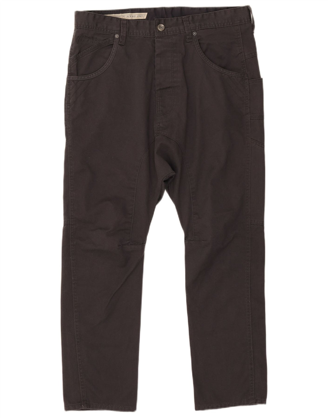 Jack & Jones Herren Slim Freizeithose W34 L25 Schwarz Polyester