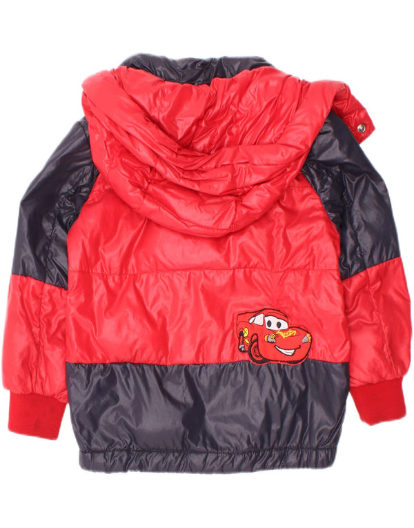 Moncler Baby Boys Graphic Hooded Wattierte Jacke 18–24 Monate Roter Farbblock