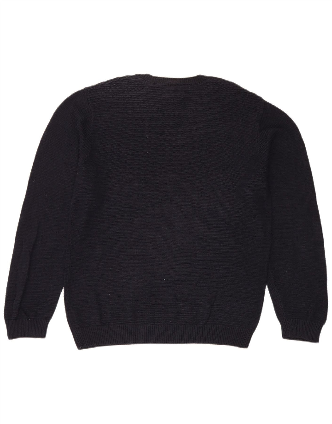 Marks & Spencer Herren-Pullover, reguläre Passform, Rundhalsausschnitt, Größe L, Marineblau