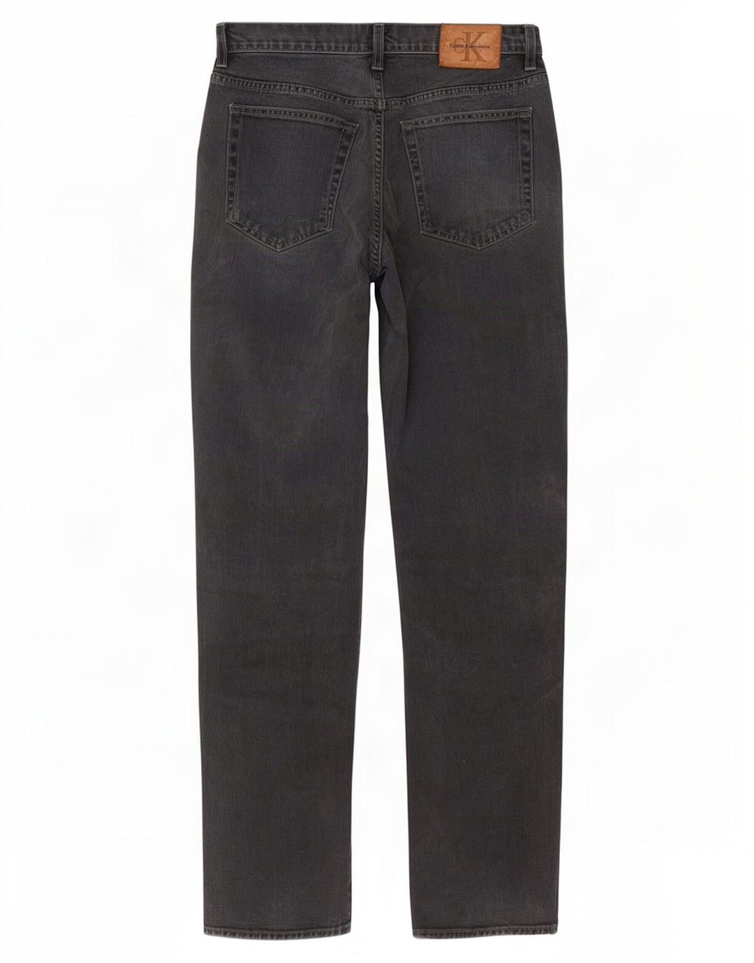Calvin Klein Herren Tapered Jeans W32 L31 Schwarze Baumwolle