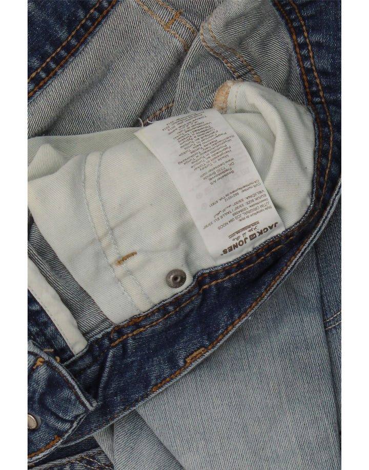 JACK & JONES Mens Tim Slim Jeans W33 L30 Blue Cotton Vintage Jack & Jones and Second-Hand Jack & Jones from Messina Hembry 