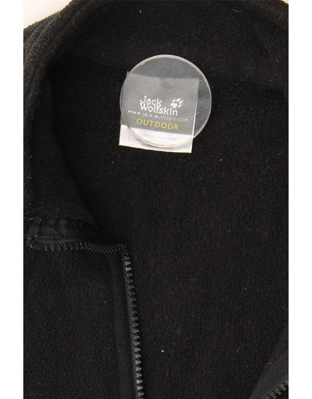 Jack Wolfskin Damen Liner Fleecejacke UK 12/14 Mittelschwarzes Polyester