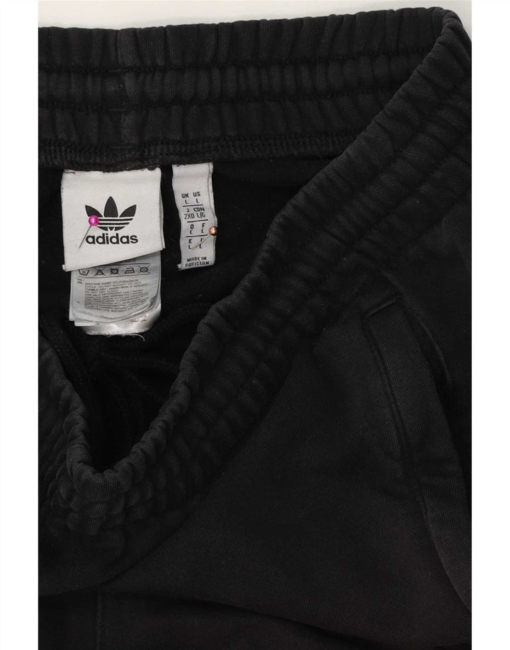 Adidas Herren Sport Shorts Große schwarze Baumwolle