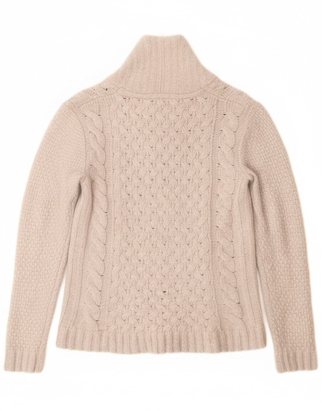 Woolrich Herren-Cardigan-Pullover aus mittelgrauer Wolle