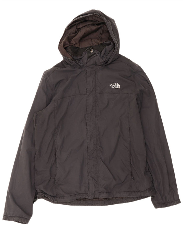 The North Face Herren-Regenjacke mit Kapuze, UK 40, großes schwarzes Nylon