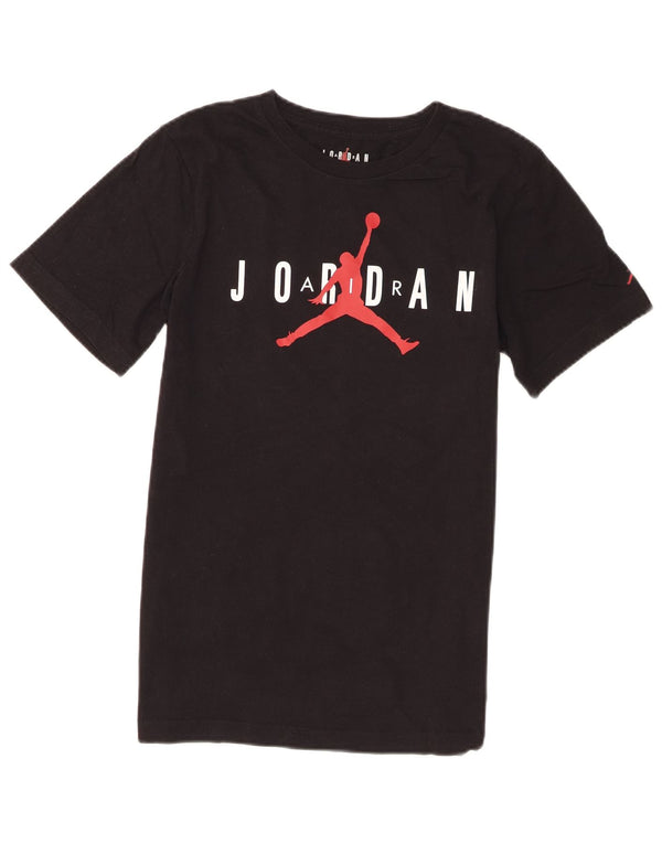 Jordan T-Shirt mit Grafik für Jungen, 13–14 Jahre, XL, schwarze Baumwolle