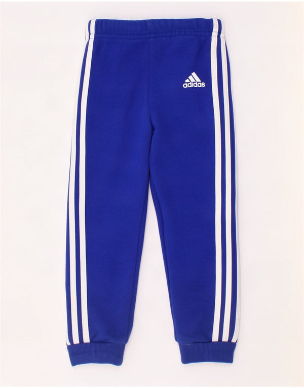 Adidas Baby-Jungen-Jogger-Trainingshose, 3–6 Monate, blaue Baumwolle