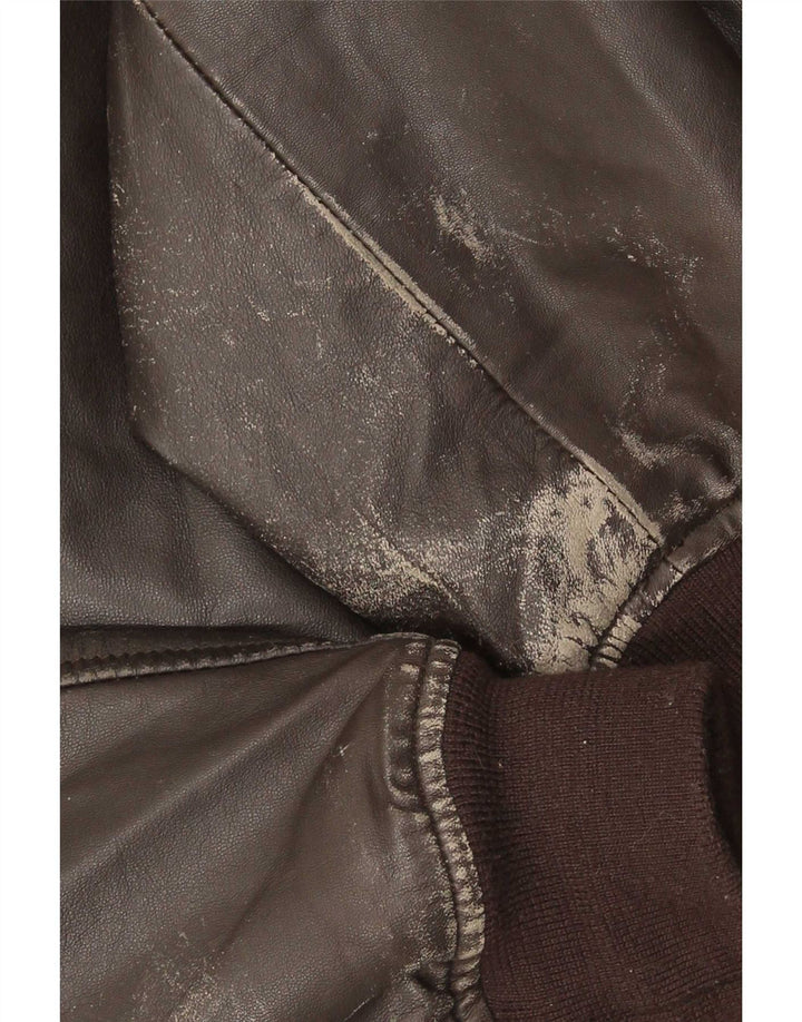 Vintage Herren Lederjacke UK 42 XL Braun