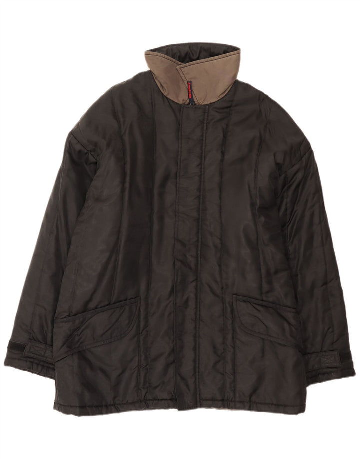 Invicta Herren Wattierte Jacke UK 42 XL Schwarz Colourblock