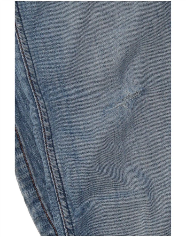 WRANGLER Herren Texas Straight Jeans W32 L30 Blaue Baumwolle