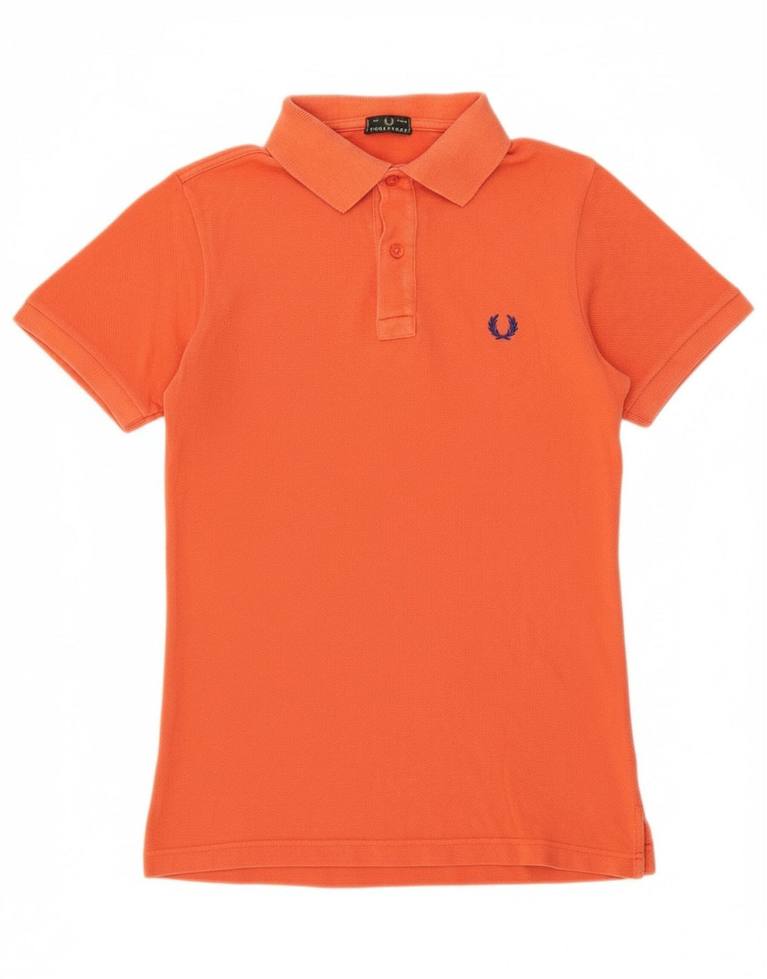 FRED PERRY Boys Polo Shirt 13-14 Years Orange Cotton