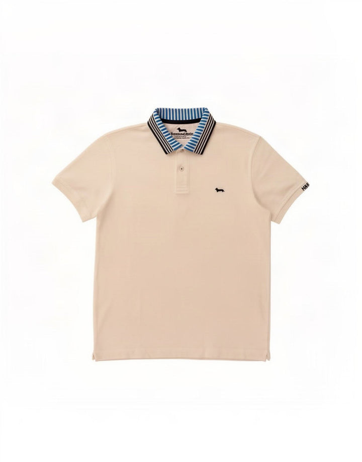 Harmont & Blaine Rugby-Poloshirt für Herren, reguläre Passform, klein, weiß gestreift