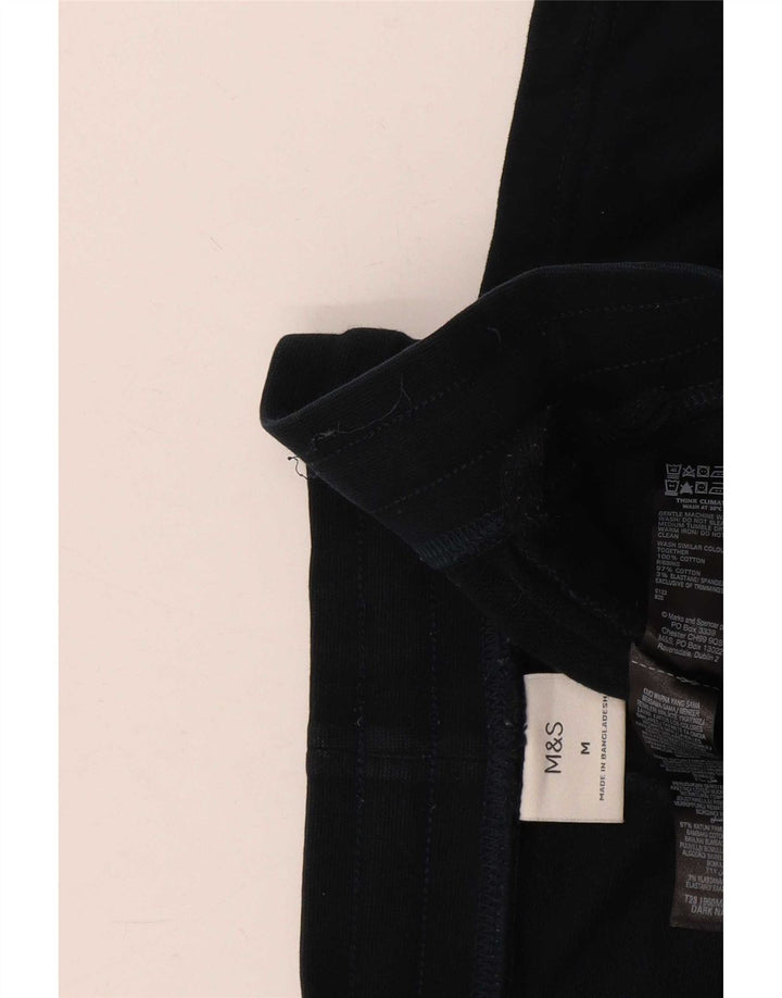 Marks & Spencer Herren-Sportshorts aus Baumwolle in mittlerem Marineblau