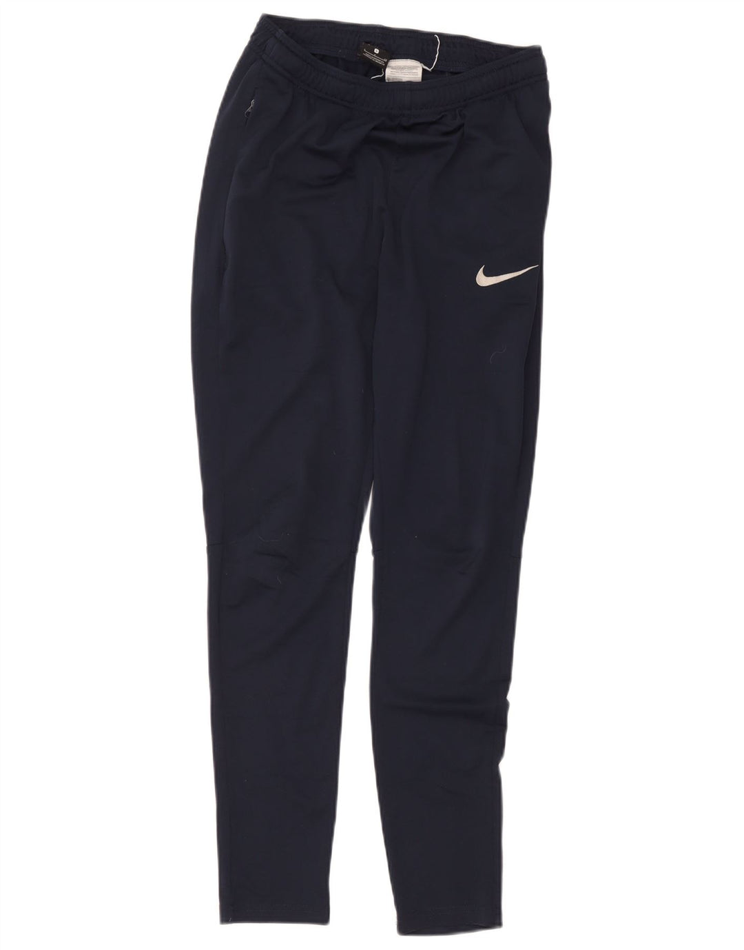 Nike Damen Dri Fit Trainingshose UK 8 Small Marineblau Polyester