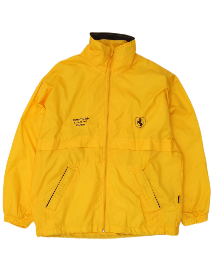 Brugi Herren-Regenjacke mit Kapuze, UK 40, Größe L, Gelb, Polyamid