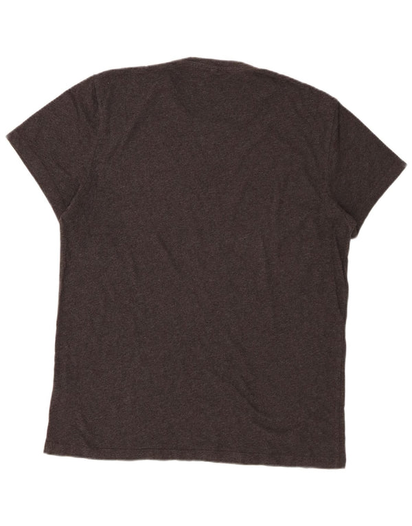 Jack Wills Herren-T-Shirt aus mittelgrauer Baumwolle