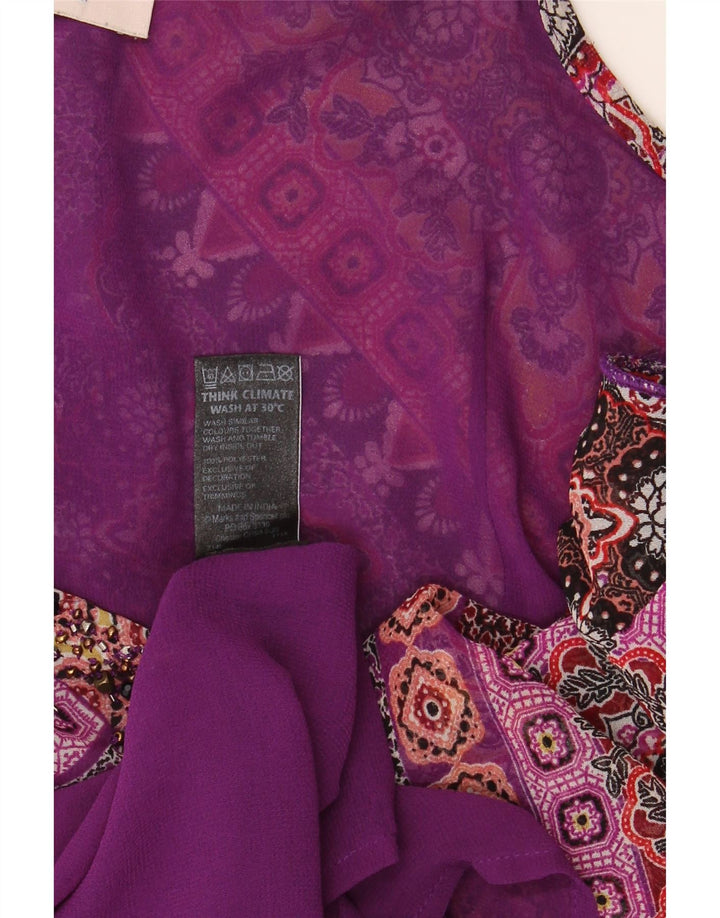 Marks & Spencer Damen-Sommerkleid, UK 46, groß, mehrfarbig, Blumenmuster, Polyester