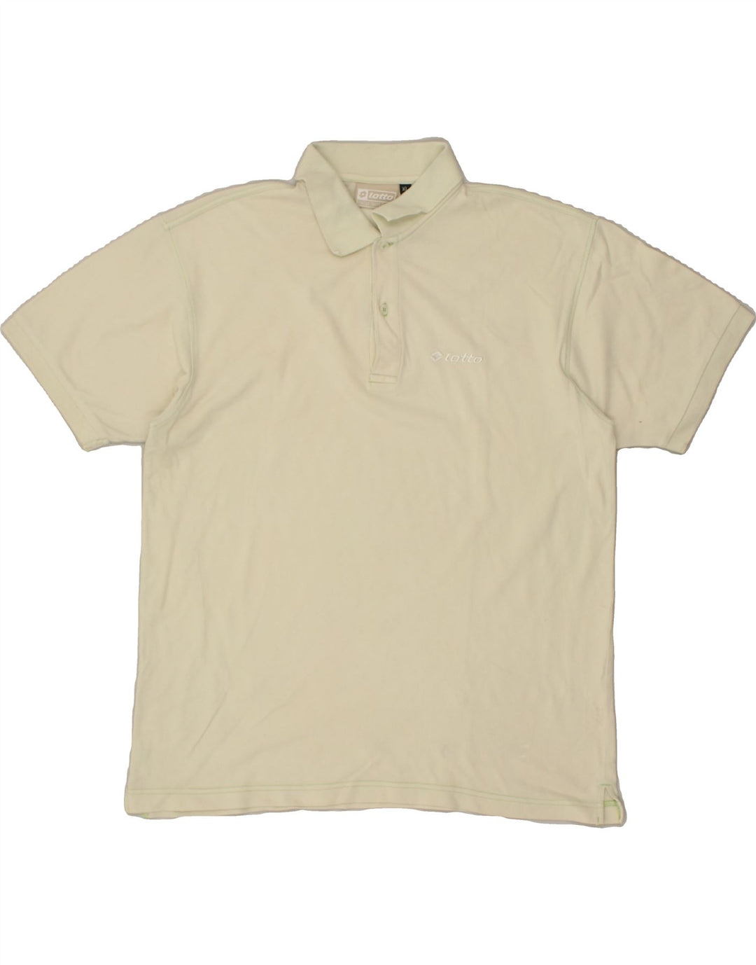 LOTTO Mens Polo Shirt XL Green Cotton | Vintage Lotto | Thrift | Second-Hand Lotto | Used Clothing | Messina Hembry 