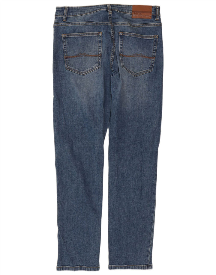 JACK WILLS Herren Slim Jeans W32 L32 Blaue Baumwolle