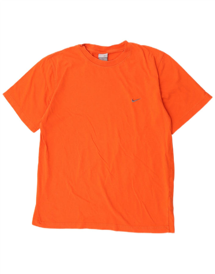 Nike Herren T-Shirt Top UK 39/41 Mittelorange Baumwolle