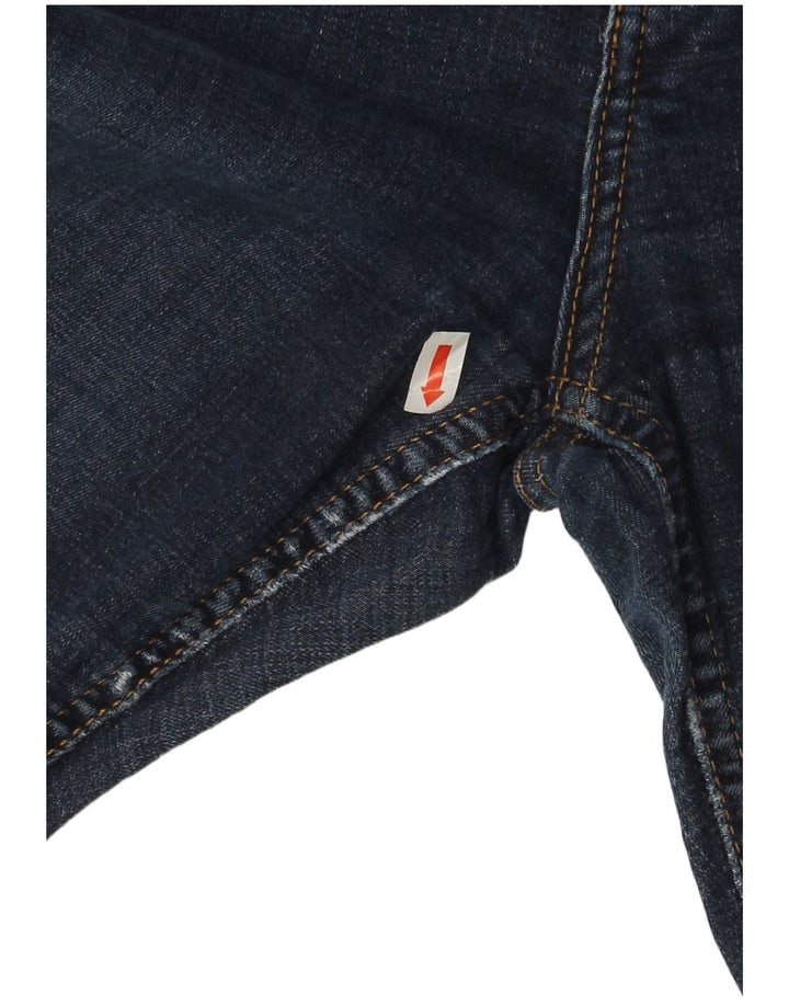 Topshop Damen Schlagjeans W26 L29 Blaue Baumwolle