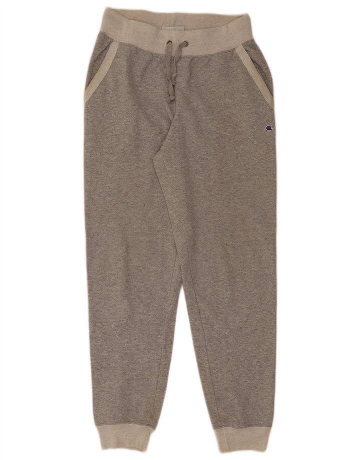 Champion Herren-Trainingshose, Jogginghose, Größe S, Grau, Farbblock