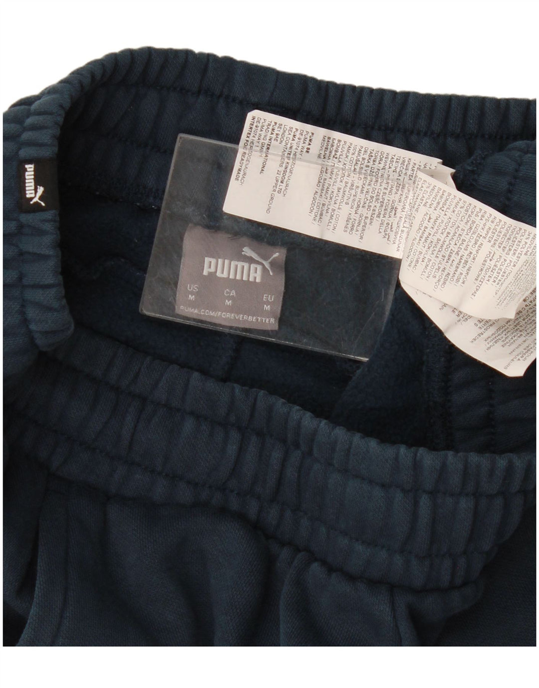 Puma Herren-Trainingshose, Jogginghose, mittelblau, Baumwolle