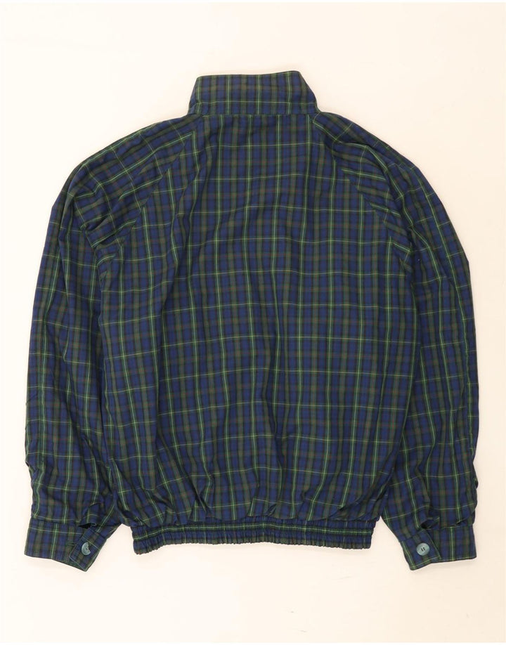 Vintage Herren Wendejacke UK 38 Mittelgrünes Polyester