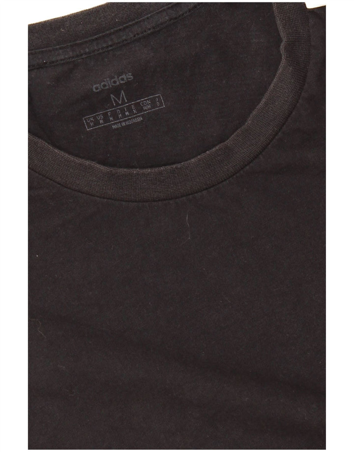 Adidas Herren T-Shirt Top Medium Schwarz