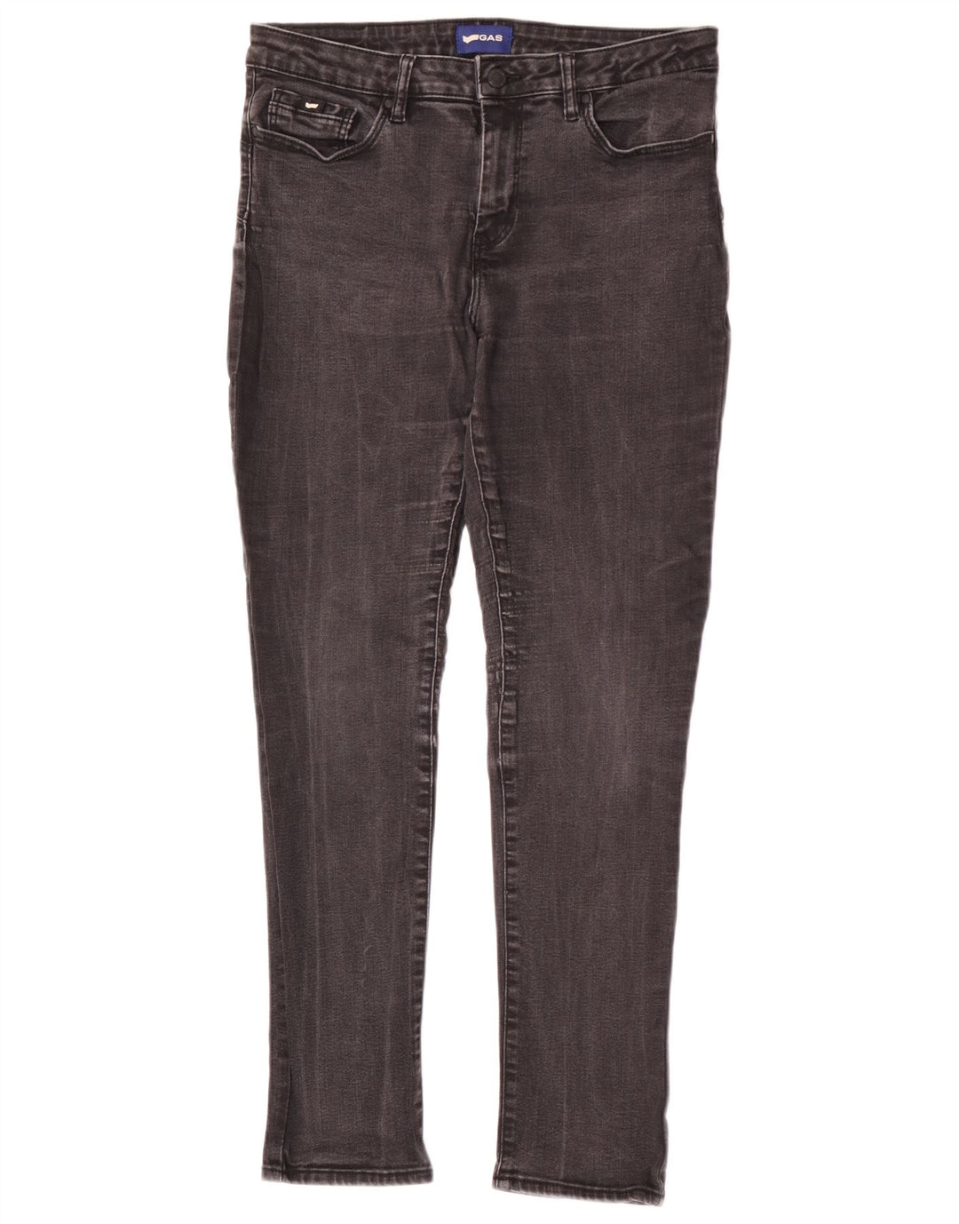 Gas Herren Britty Slim Jeans W29 L30 Graue Baumwolle
