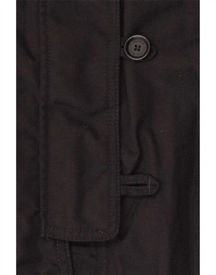 Woolrich Damen Utility-Jacke UK 18 XL Schwarz Polyamid