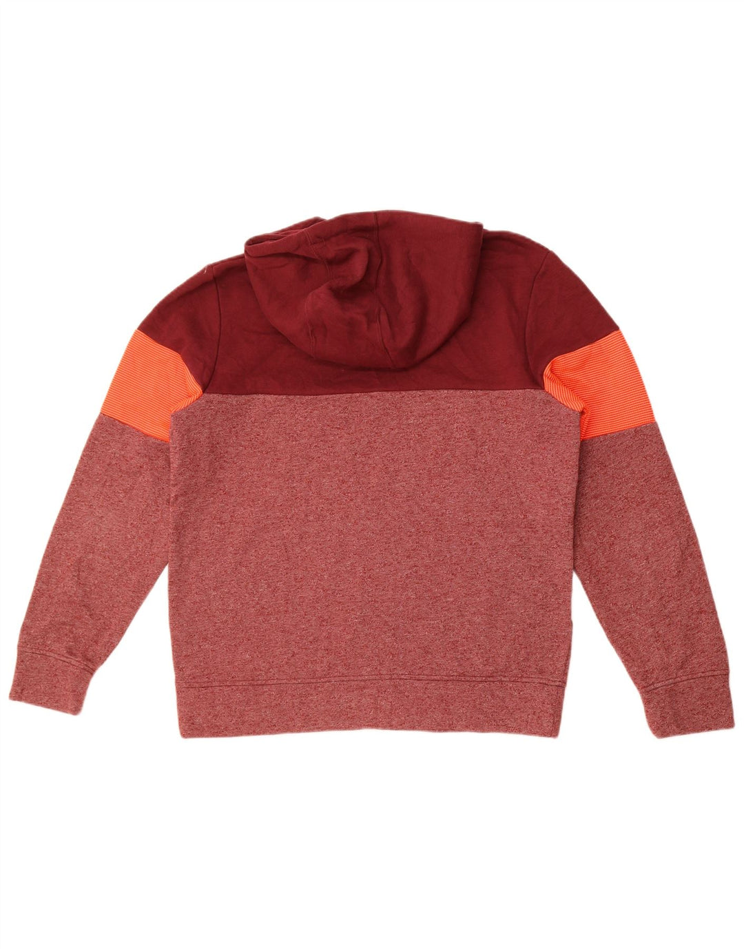Jack & Jones Herren-Kapuzenpullover aus Polyester in mittlerem Burgund-Farbblock-Design