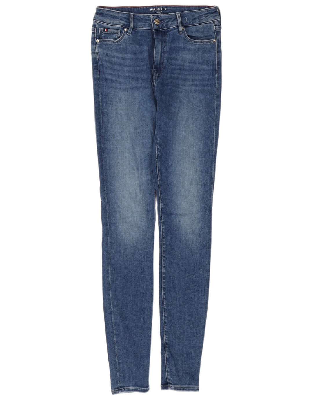 TOMMY HILFIGER Damen Harlem Skinny Jeans W28 L32 Blaue Baumwolle