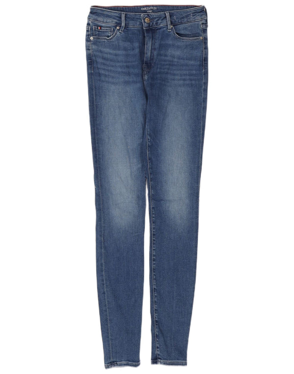 TOMMY HILFIGER Damen Harlem Skinny Jeans W28 L32 Blaue Baumwolle