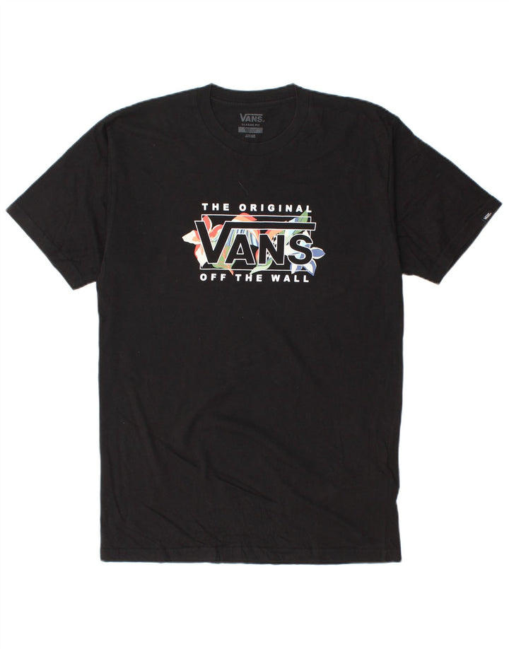 Vans Herren-T-Shirt mit klassischer Passform, mittelschwarzer Baumwolle